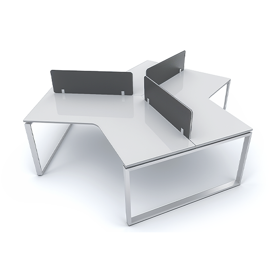 STEEL-O｜簡約口型桌腳