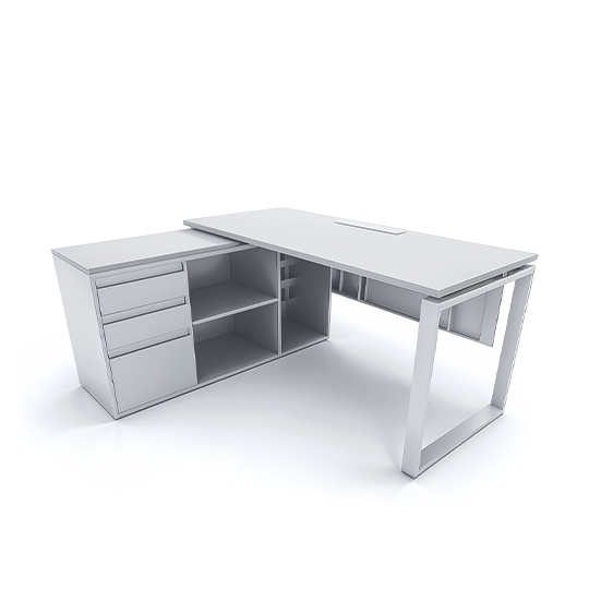 STEEL-O｜簡約口型桌腳