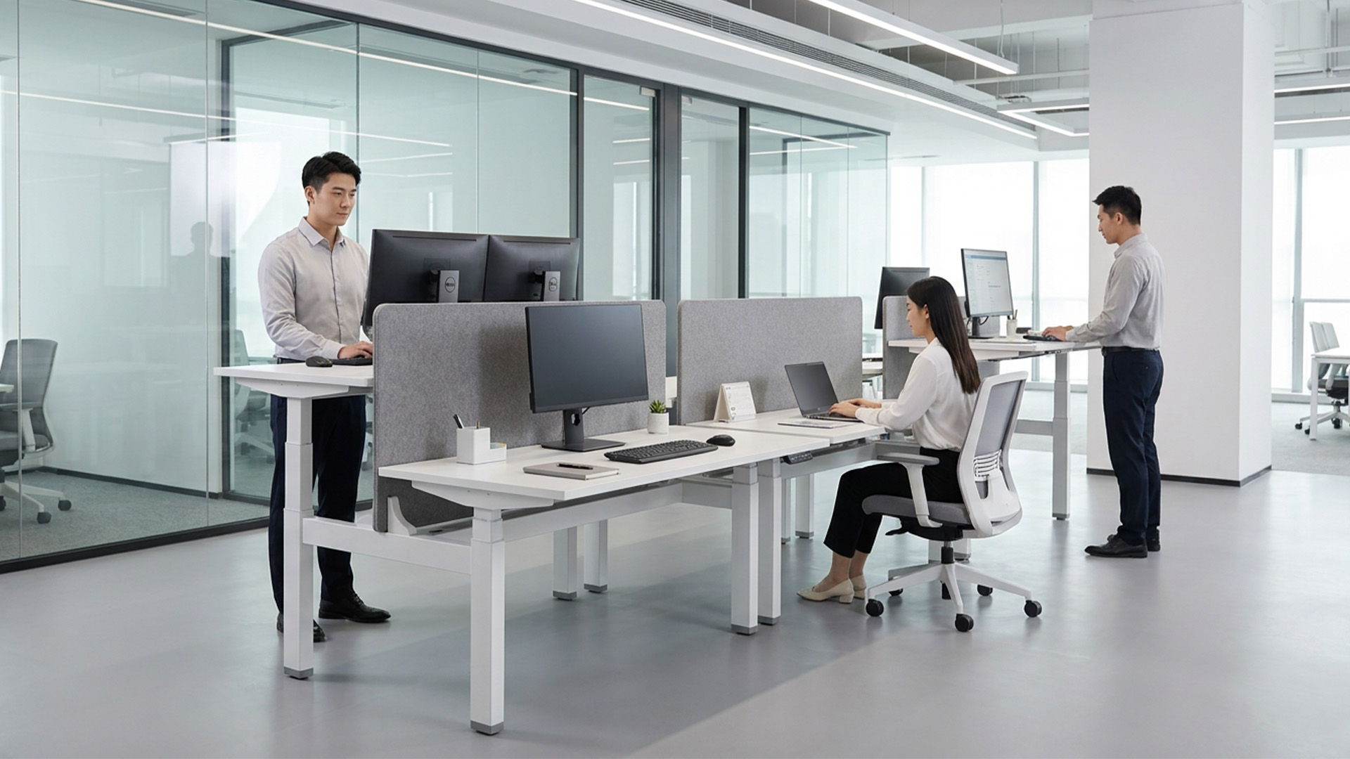 UD-02升降桌示意圖